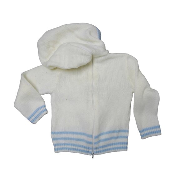 VTG Tiny Tots Original 3D poodle hooded sweater - Picture 2 of 3